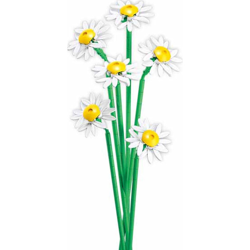 blocchi da costruzione sluban m38-b1101-16 margherite con