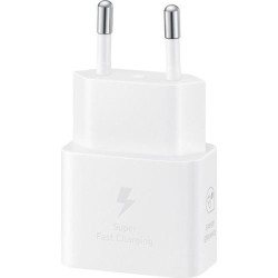 alimentatore di rete samsung ep-t2510 usb-c 25w bianco [ep-t2510nwegww]