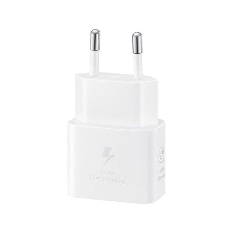alimentatore di rete samsung ep-t2510 usb-c 25w bianco [ep-t2510nwegww]