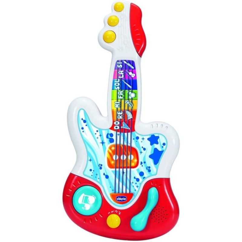 chitarra chicco con 90 melodie per bambini multicolore