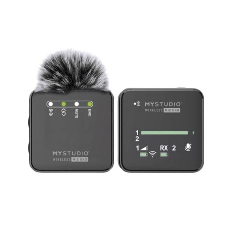 microfono easypix mystudio wireless mic uno nero [62023]
