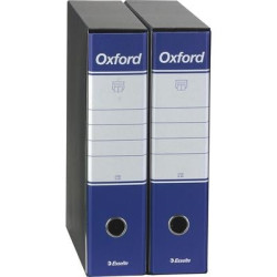 Registratore a leva esselte oxford g83 blu dorso 8cm formato commerciale