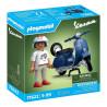 playmobil 71622 vespa 150 sprint velocce blu [71622]