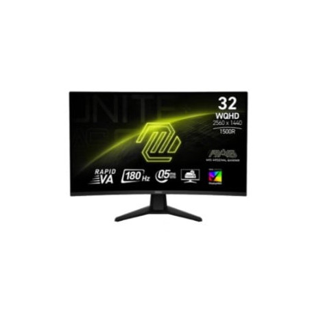 monitor led 31.5" msi mag 32cq6f quad hd 2560x1440/0.5ms/classe