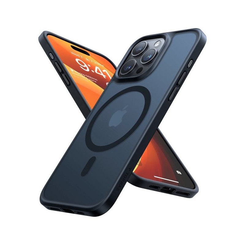 custodia torras guardian per iphone 15 pro max nero [x00fx0088]