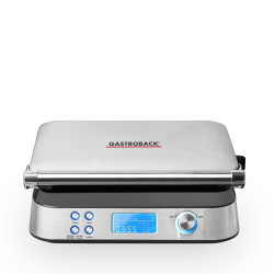 macchina per waffle gastroback 1600w per 2 waffle acciaio [42424]