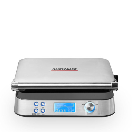 macchina per waffle gastroback 1600w per 2 waffle acciaio [42424]