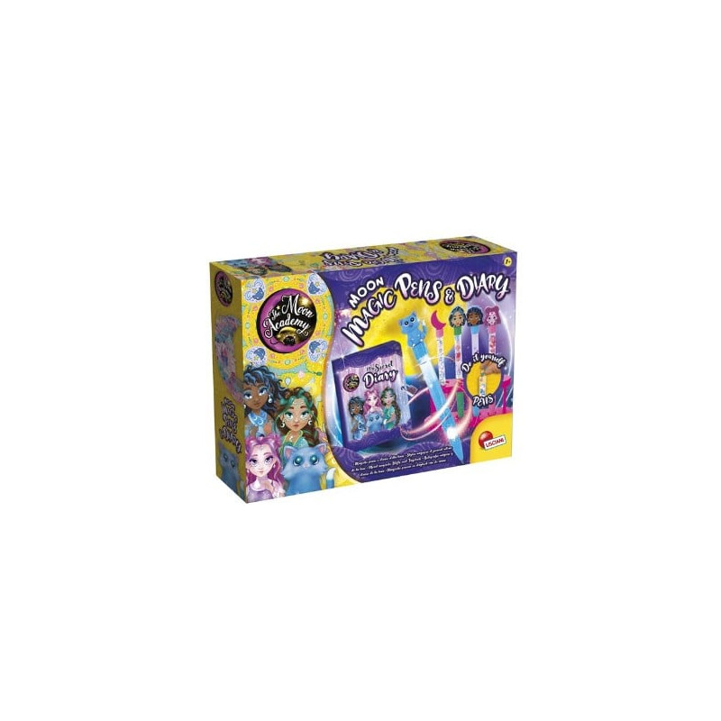 gioco creativo lisciani academy moon magic pens & diary