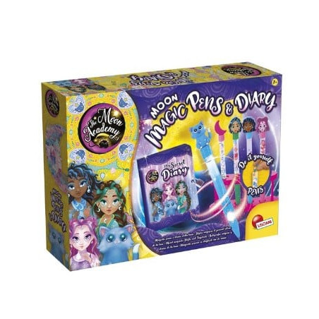 gioco creativo lisciani academy moon magic pens & diary