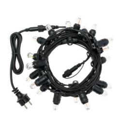 luci lotti 66236 xmas king filo led e14 papaya 6m multicolore