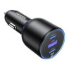 alimentatore da auto ugreen ec703 75w usb + 2x usb-c nero [35024]