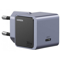 caricatore da muro ugreen nexode air 30w usb-c grigio [35041]