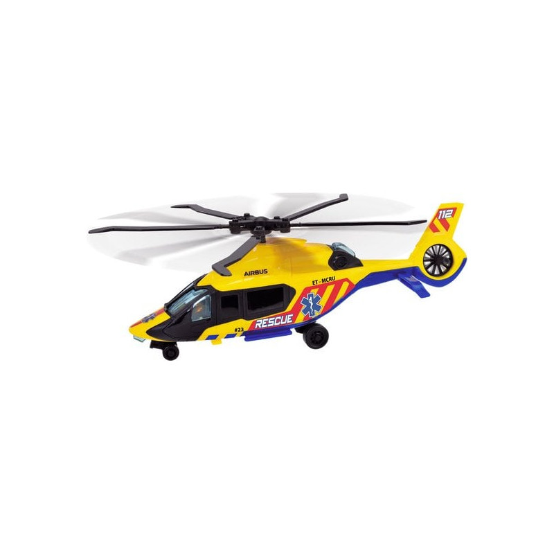 veicolo giocattolo simba dickie h160 elicottero di salvataggio giallo