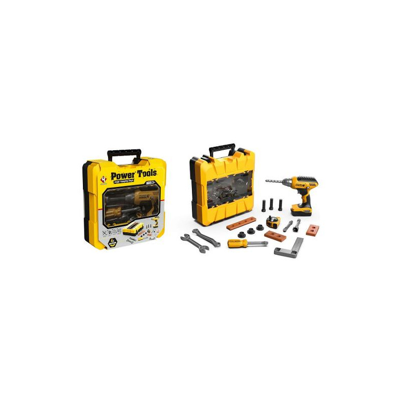 giocattolo odg odg1024 power tools valigetta attrezzi con trapano
