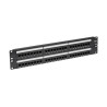 pannello patch eaton tripplite 48 porte 2u cat6/cat5 nero [n252-048]