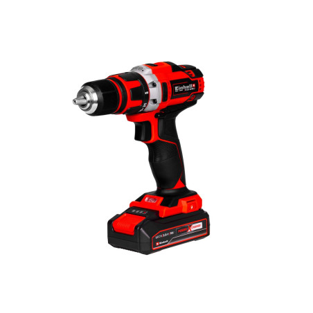trapano avvitatore einhell te-cd 18/40 li a batteria 18v nero/rosso