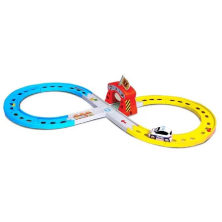 set da gioco bburago shake shake runner pista da corsa con macchinina