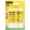 colla stick uhu bostik 3x21g bianco