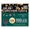filo luci led mercury christmas solar 63697 con giochi luce 3m 100luci