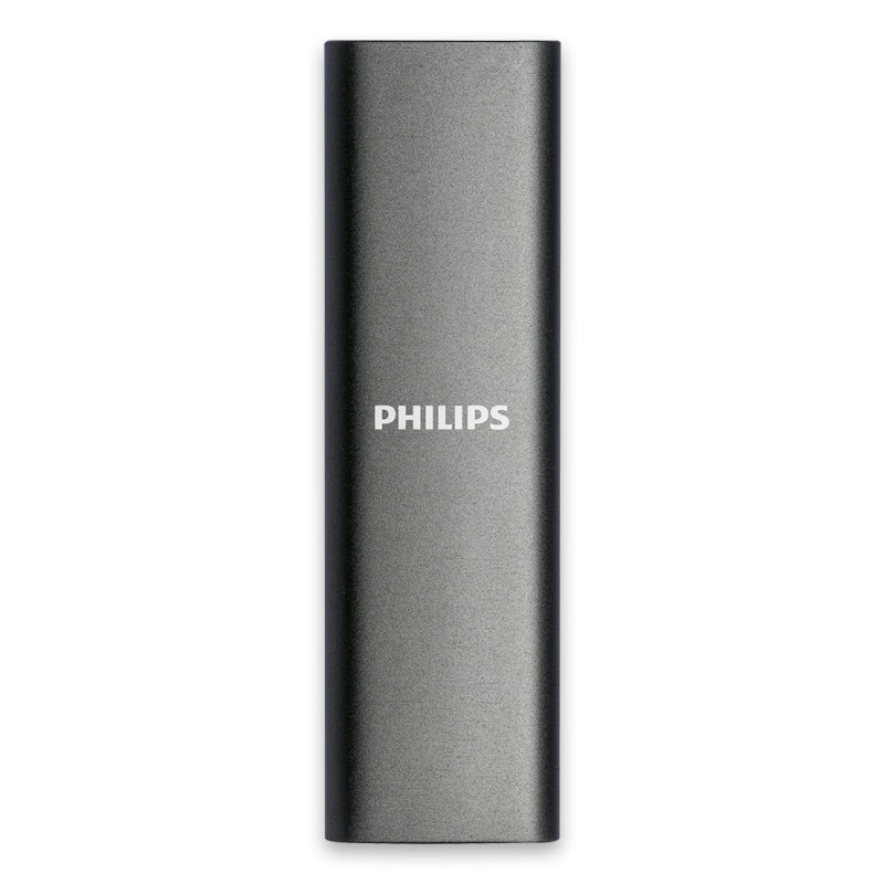 ssd esterno 2tb philips fm02ss030p/00 sata r:540mbps w:520mbps usb-c