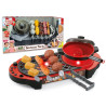 giocattolo teorema grande chef barbecue party con accessori effetti
