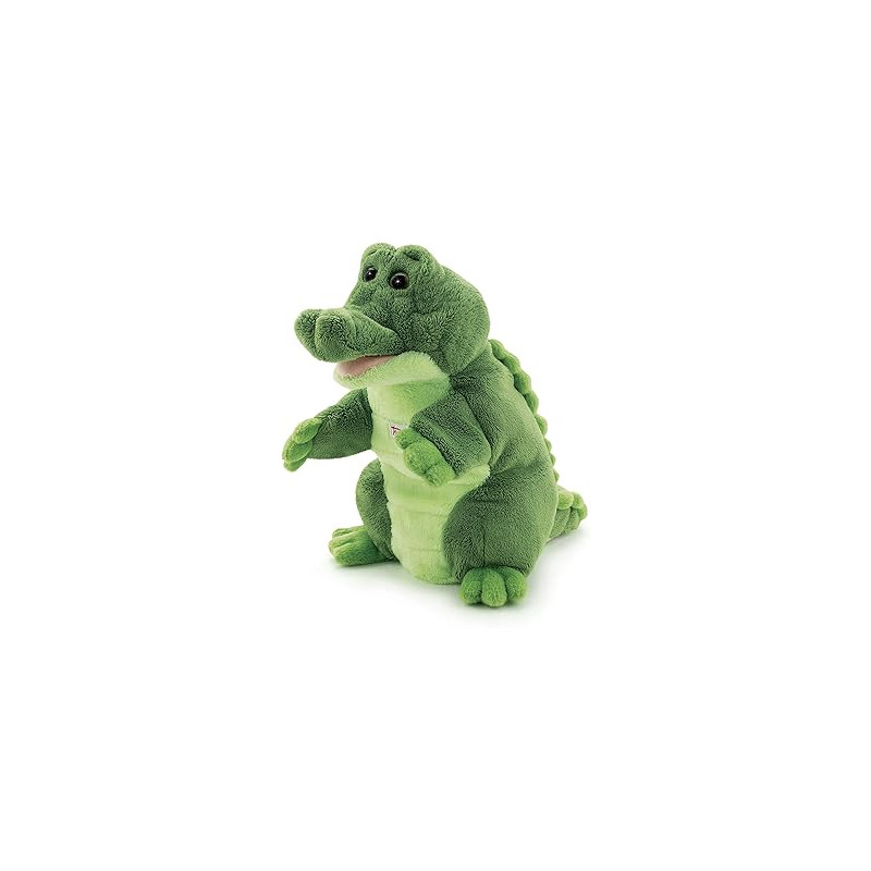 peluche trudi tud29918 marionetta coccodrillo 22cm verde [tud29918]