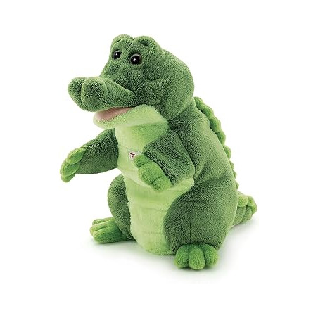 peluche trudi tud29918 marionetta coccodrillo 22cm verde [tud29918]