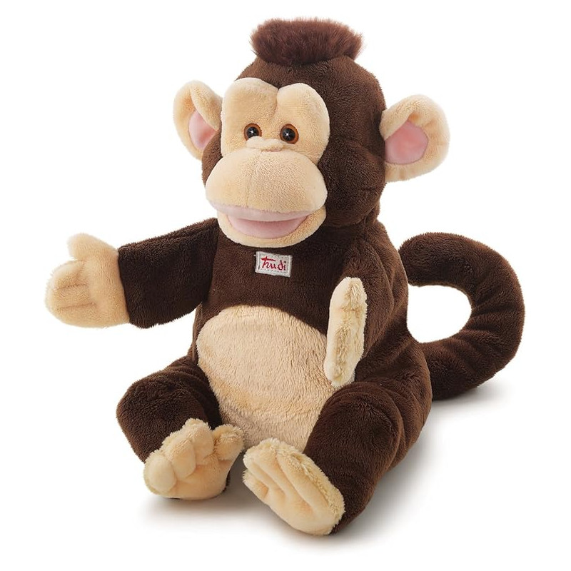 peluche trudi tud82000 marionetta scimmia 25cm marrone/beige [tud82000]