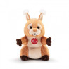 peluche trudi tud29625 marionetta scoiattolo 27cm beige/marrone/bianco