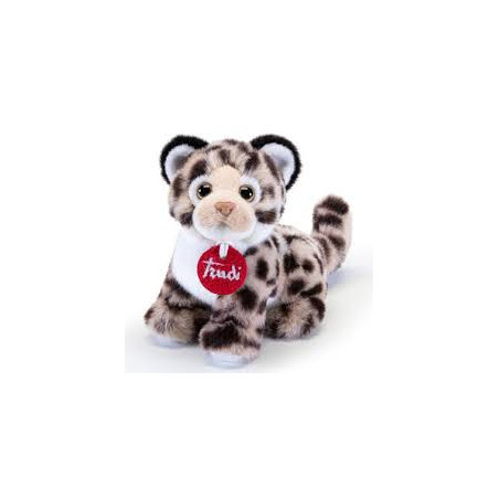 peluche trudi tud52229 leopardo 15cm beige/nero/bianco [tud52229]