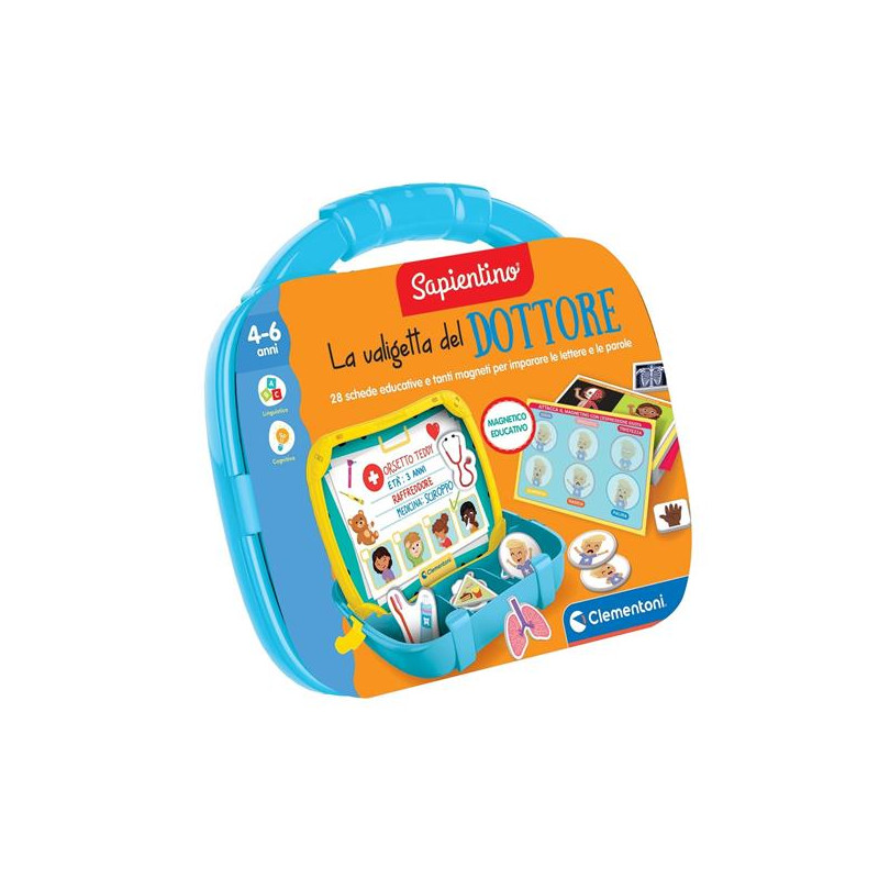 gioco educativo clementoni 16462 valigetta magnetica del dottore