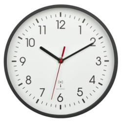 orologio da parete tfa dostmann radiocomandato 24.5cmx4.2cm nero