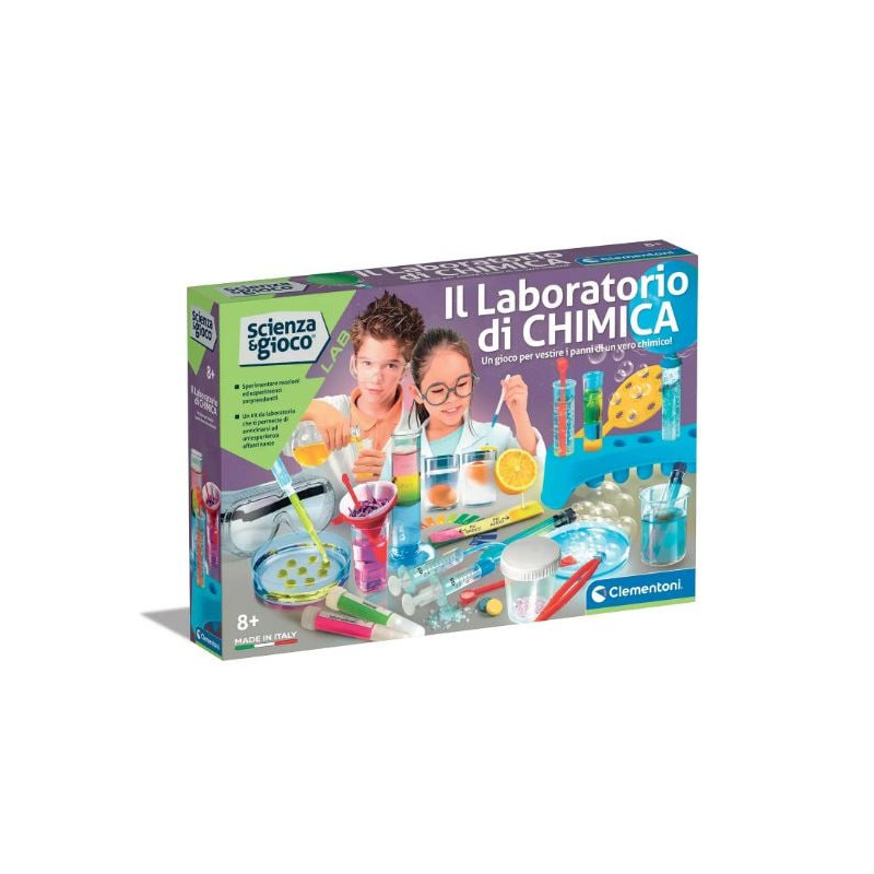 gioco educativo clementoni il laboratorio di chimica