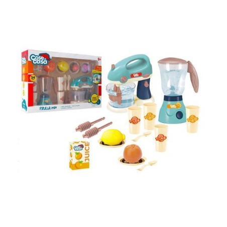 giocattolo globo frullatore cose di casa playset con accessori multicolore