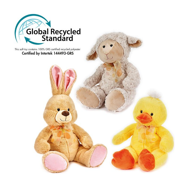 peluche lelly animaletto pasquale 34cm assortito