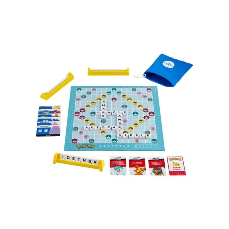 gioco di societa' mattel pokemon scrabble