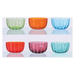 set coppette amicasa fantasy colors bw15423 6pz colori assortiti