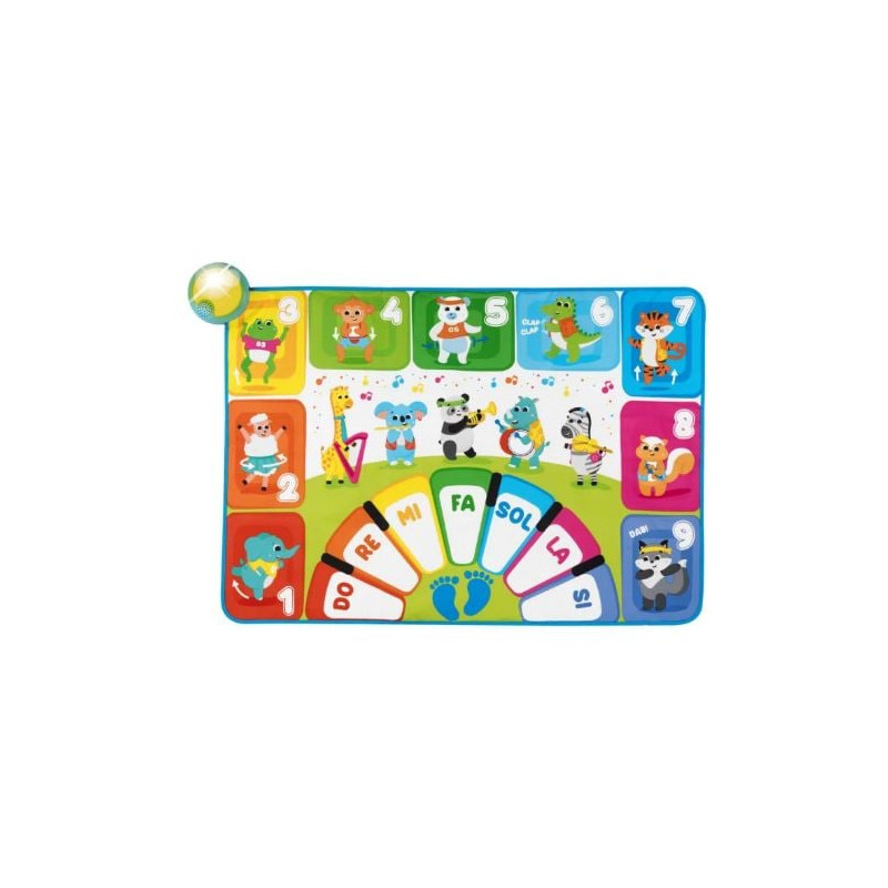 tappetino musicale chicco con 90 melodie multicolore