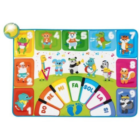 tappetino musicale chicco con 90 melodie multicolore