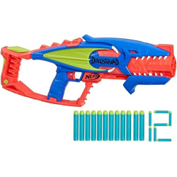 fucile giocattolo hasbro nerf blaster dinosquad terrodak con 12 dardi