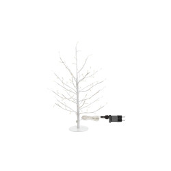 albero di natale lotti con 108 microled 45cm bianco