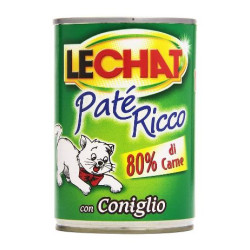 cibo umido monge lechat 0038 pate' ricco con coniglio per gatto
