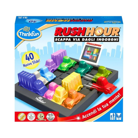 gioco da tavolo ravensburger rush hour scappa via dagli ingorghi