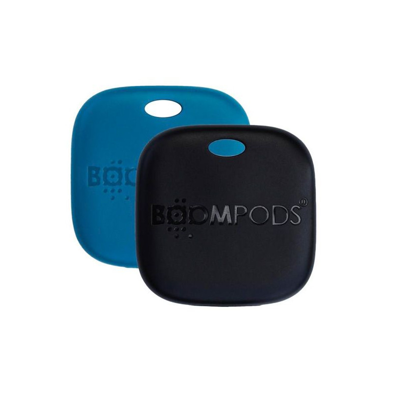 localizzatore boompods boomtag ricaricabile blu/nero 2pz [tarre2]