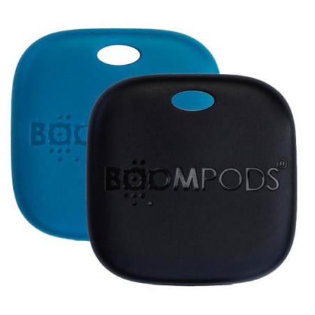localizzatore boompods boomtag ricaricabile blu/nero 2pz [tarre2]