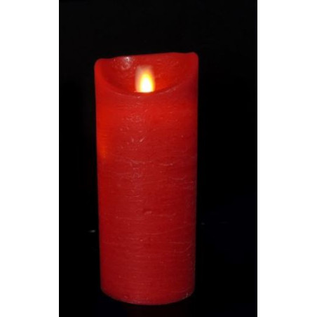 candela led pre qu' italia fiamma con timer 75 x150mm bianco