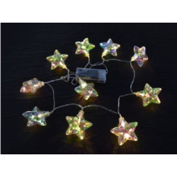 filo pre qu' italia stelline iridescenti led luce fissa 140cm