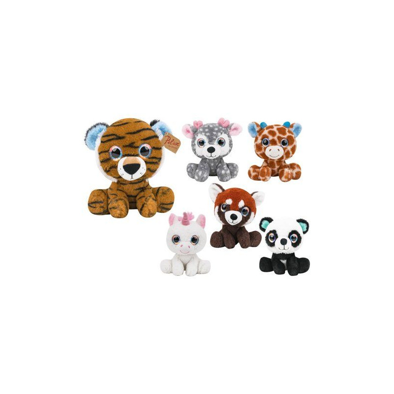 peluche globo cucciolo con occhi glitterati