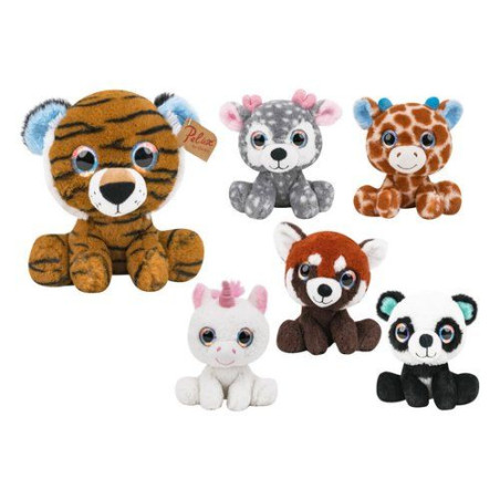 peluche globo cucciolo con occhi glitterati