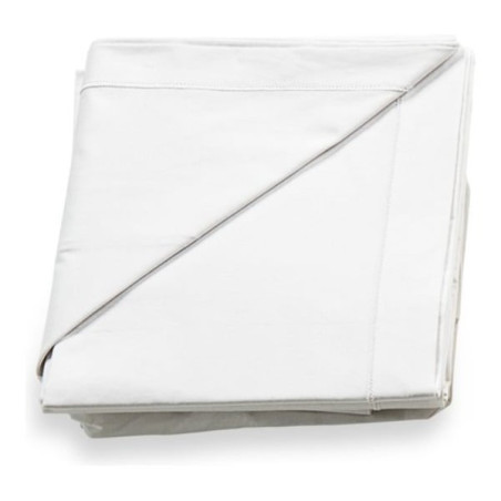 set lenzuola culla italbaby 030 1135 tinta unita 3pz bianco